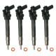4x Einspritzdüse Injektor Bosch 0445110289 7798446 Injektor BMW 316d 318 d E90 E91 F30 F31 F35 F80 318d F34 418d F36 0445110601