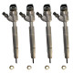 4x Injektor Bosch 0445110195 A6680701287 Mercedes A160 CDI A 170 CDI 44 - 70 kW