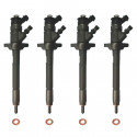 4x Einspritzdüse Injektor Bosch 0445110311 Citroen C3 Peugeot 207 307 308 1.6 HDi
