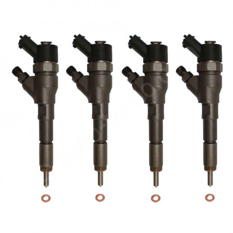 4x Einspritzdüse Injektor Bosch 0445110076 0445110062 Citroen Peugeot 2.0 HDi Fiat
