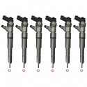 6x Einspritzdüse Injektor Bosch 0445110047 für BMW 3er 5er 7er X5 Land Rover Range Rover III