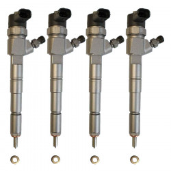 4x Injektor Einspritzdüse Bosch 0445110111 Alfa Romeo 147 156 166 GT 1.9 JTD Fiat Stilo 1.9 JTD