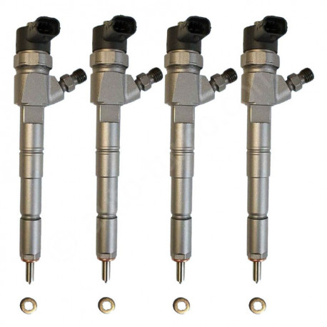 4x Injektor Einspritzdüse Bosch 0445110111 Alfa Romeo 147 156 166 GT 1.9 JTD Fiat Stilo 1.9 JTD