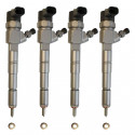 4x Injektor Einspritzdüse Bosch 0445110111 Alfa Romeo 147 156 166 GT 1.9 JTD Fiat Stilo 1.9 JTD