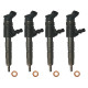 4x Einspritzdüse Injektor Bosch 0445110019 für Fiat Palio Punto Strada Pick-up 1.9 JTD 59 KW 80 PS 0986435006