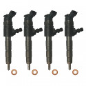 4 x Injektor Einspritzdüse Bosch 0445110019 0986435006 Fiat Palio Punto 1.9 JTD
