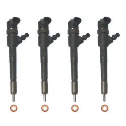 4x Einspritzdüse Injektor Bosch 0445110083 für Fiat Doblo Panda Punto Lancia Musa Ypsilon Opel Agila Corsa Meriva Tigra 1.3