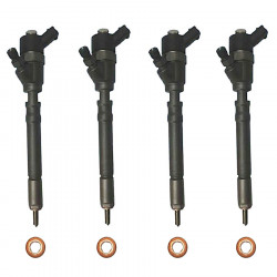 4x Einspritzdüse Injektor Bosch 0445110126 für Hyundai Getz Matrix Santa Fé I Tucson KIA Cerato Sportage