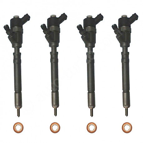4x Einspritzdüse Injektor Bosch 0445110126 für Hyundai Getz Matrix Santa Fé I Tucson KIA Cerato Sportage