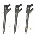3 x Injektor Einspritzdüse Bosch 0445110166 Smart Fourfour 454 1.5 CDI 50 kW 68 PS A6400700687