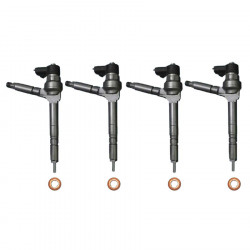 4 x Einspritzdüse Injektor 0445110175 98433636 Opel Astra H 1.7 CDTI 97363812