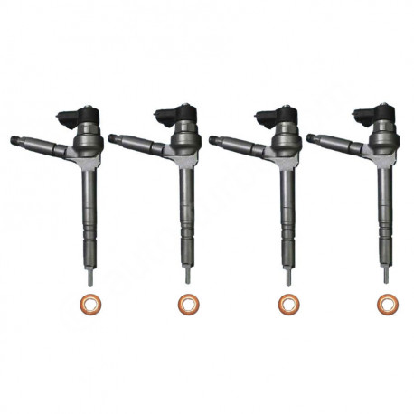4 x Einspritzdüse Injektor 0445110175 98433636 Opel Astra H 1.7 CDTI 97363812