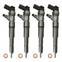 4x Injektor Einspritzdüse Bosch 0445110209 BMW 118d E87 318d E90 E91 325d E90 E91 E92 525d 525xd E60 E61