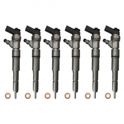 6x Injektor Einspritzdüse Bosch 0445110209 BMW 118d E87 318d E90 E91 325d E90 E91 E92 525d 525xd E60 E61
