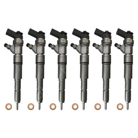 6x Injektor Einspritzdüse Bosch 0445110209 BMW 118d E87 318d E90 E91 325d E90 E91 E92 525d 525xd E60 E61