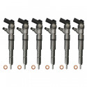 6x Injektor Einspritzdüse Bosch 0445110209 BMW 118d E87 318d E90 E91 325d E90 E91 E92 525d 525xd E60 E61