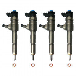4 x Injektor Einspritzdüse Bosch 0445110252 Citroen 9656588980 Peugeot 206 207 Bipper 1.4 HDi