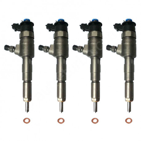 4 x Injektor Einspritzdüse Bosch 0445110252 Citroen 9656588980 Peugeot 206 207 Bipper 1.4 HDi