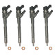 4 x Injektor Einspritzdüse Bosch 0445110259 Citroen C3 C4 C5 1.6 HDi Ford Focus II 1.6 TDCi
