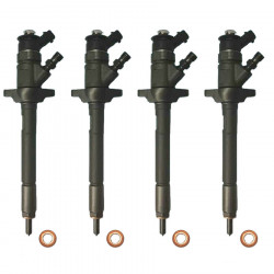 4x Einspritzdüse Injektor Bosch 0445110297 Citroen C2 C3 C4 C5 Berlingo 1.6 HDi 9662002680