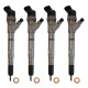 4 x Einspritzdüse Injektor Bosch 0445110186 für Kia Sorento Hyundai H-1 2.5 CRDi 0445110279