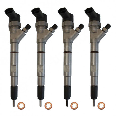 4 x Einspritzdüse Injektor Bosch 0445110186 für Kia Sorento Hyundai H-1 2.5 CRDi 0445110279