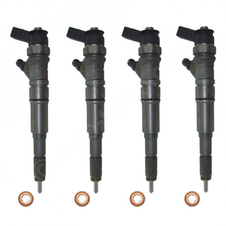 4 x Einspritzdüse Injektor Bosch 0445110212 für BMW 5er E60 E61 525d 0986435151