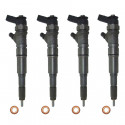 4 x Einspritzdüse Injektor Bosch 0445110212 für BMW 5er E60 E61 525d 0986435151