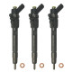 3 x EINSPRITZDÜSE INJEKTOR BOSCH 0445110023 SMART CABRIO FORTWO CABRIO CITY-COUPE 0.8 CDi 30 kW 0445110022 A6600700187