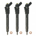 3 x EINSPRITZDÜSE INJEKTOR BOSCH 0445110023 SMART CABRIO FORTWO CABRIO CITY-COUPE 0.8 CDi 30 kW 0445110022 A6600700187