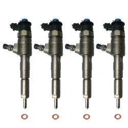 4x Injektor Einspritzdüse Bosch 0445110135 für Citroen Xsara 1980A9 96487862 0986435085 1.4 HDi