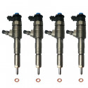 4x Injektor Einspritzdüse Bosch 0445110135 für Citroen Xsara 1980A9 96487862 0986435085 1.4 HDi