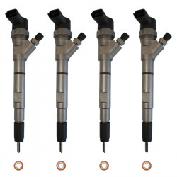 4 x Einspritzdüse Injektor Bosch 0445110092 für KIA Sorento Hyundai H-1 2.5 CRDi 0986435154 