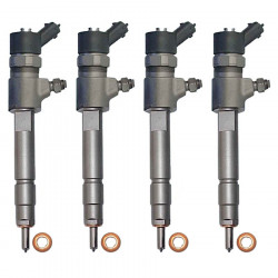 4x Einspritzdüse Injektor Bosch 0445110165 für Opel Astra H Signum 1.9 CDTI 55192741