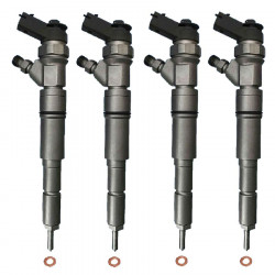 4 x Injektor Einspritzdüse Bosch 0445110048 für BMW E39 525 d 525 d Touring 120 kW