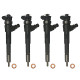 4x Einspritzdüse Injektor Bosch 0445110485 für Dacia Logan 1.5 dCi Renault Clio IV 1.5 dCi