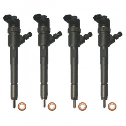 4x Einspritzdüse Injektor Bosch 0445110316 für Suzuki Splash Swift 1.3 CDTI 1.3 DDiS