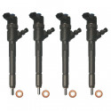 4x Einspritzdüse Injektor Bosch 0445110316 für Suzuki Splash Swift 1.3 CDTI 1.3 DDiS