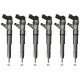 6 x Einspritzdüse Injektor Bosch 0445110048 für BMW E39 525 d 525 d Touring 120 kW