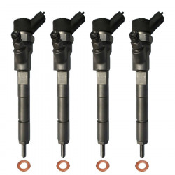 4x Einspritzdüse Injektor Bosch 0445110254 für Hyundai Grandeur Santa Fe 2.2 CRDi 33800-27800