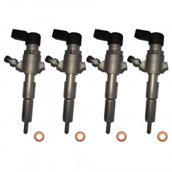 4 x Injektor Einspritzdüse Siemens 5WS40149-Z für Citroen Peugeot 1.4 HDi 9654551080