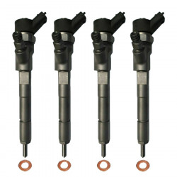 4x Einspritzdüse Injektor Bosch 0445110414 für Nissan Qashqai Opel Vivaro Renault Megane Trafic 1.6