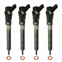 4x Einspritzdüse Injektor Bosch 0445110414 für Nissan Qashqai Opel Vivaro Renault Megane Trafic 1.6