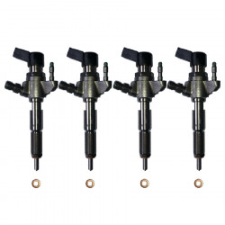 4 x Einspritzdüse Injektor VDO A2C59513556 Ford 1.6 TDCi Mazda 1.6 MZR CD Citroen Peugeot 1.6 HDi 9674973080