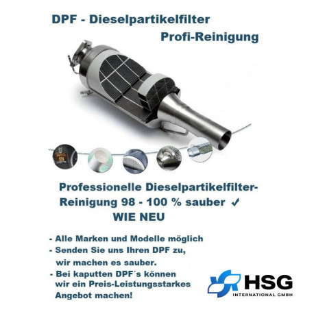 DPF Reinigung Dieselpartikelfilter Reinigung AUDI Partikelfilter